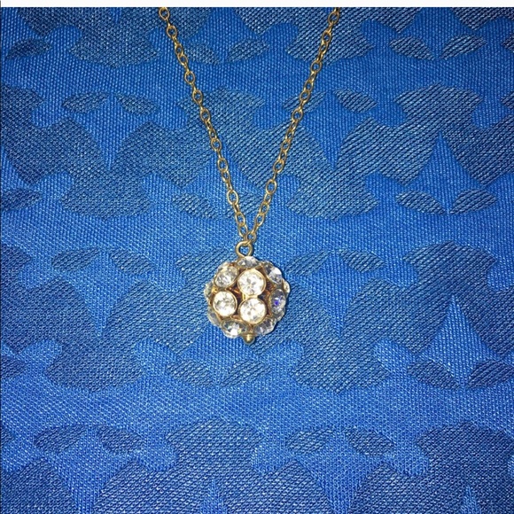 J. Crew Gold Disco Ball Necklace - Picture 2 of 5